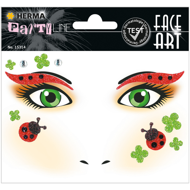 Face Art Stickers Coccinelle