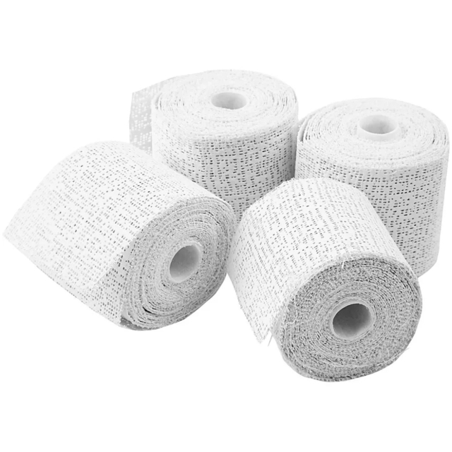 Pansements en plâtre 5cm/2,7m 4 pièces
