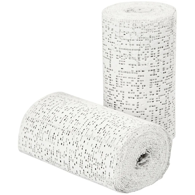 Pansements en plâtre 10cm/2,7m 2 pièces