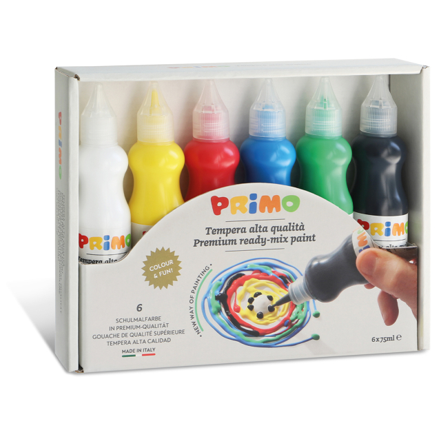 Poster paint Ready-mix 75 ml Lot de 6