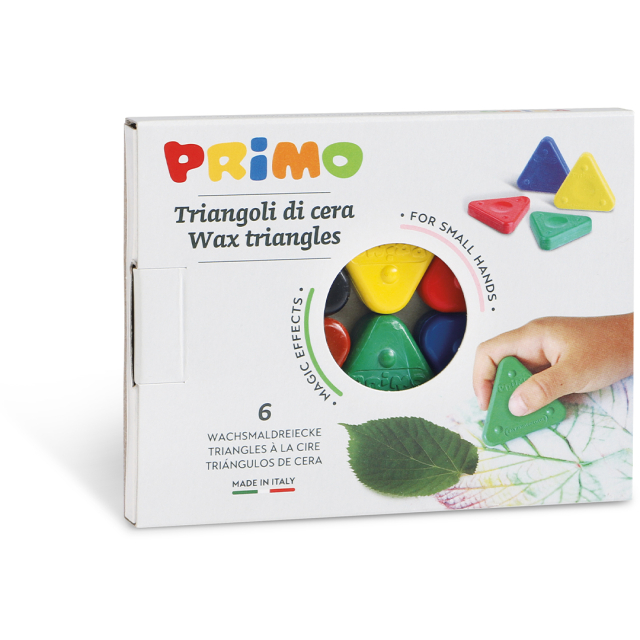 Crayons de cire Triangles Lot de 6