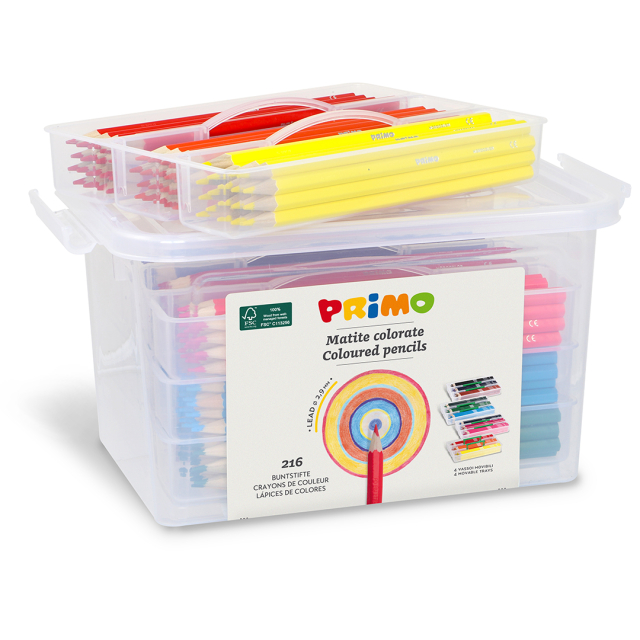 Colouring pencils École 216-pack