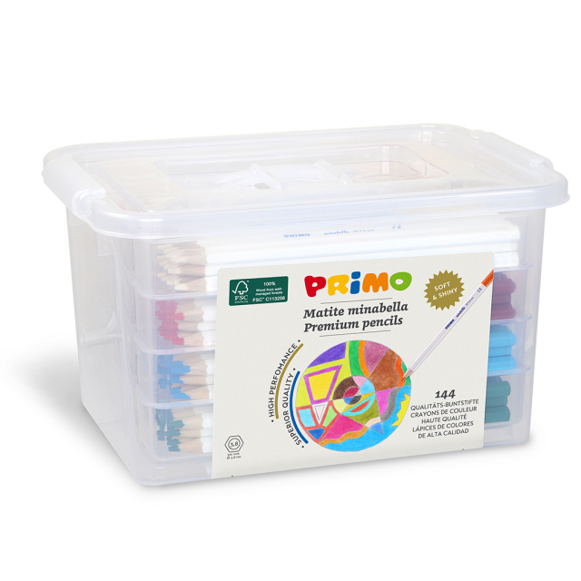 Minabella Colouring pencils École 144-pack