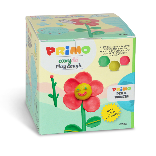 Pâte à modeler Creative Cube Fleur (4 ans+)