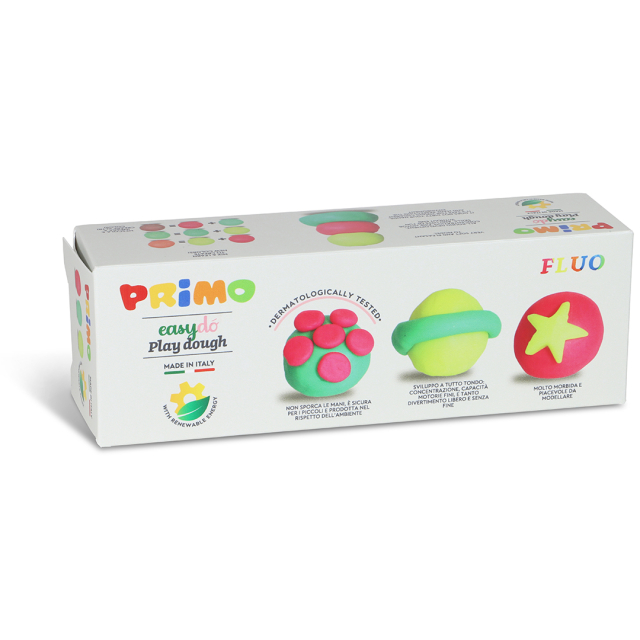 Pâte à modeler Fluo 3x100g