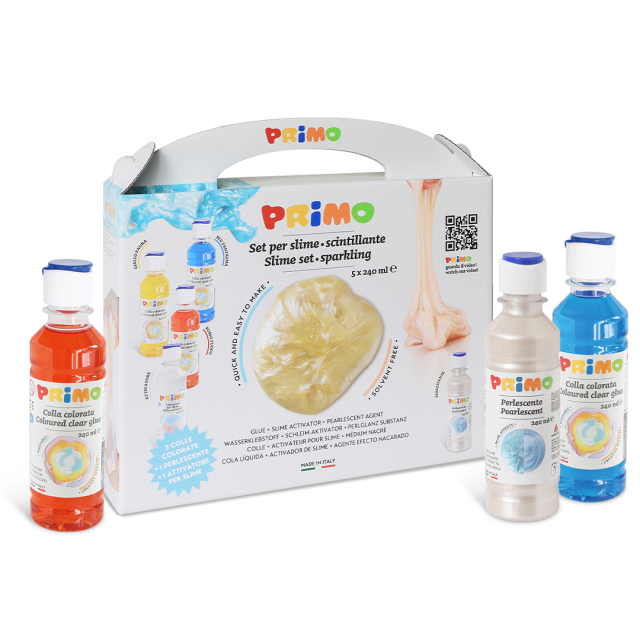 Slime-lab Kit Pearlescent 5x240ml