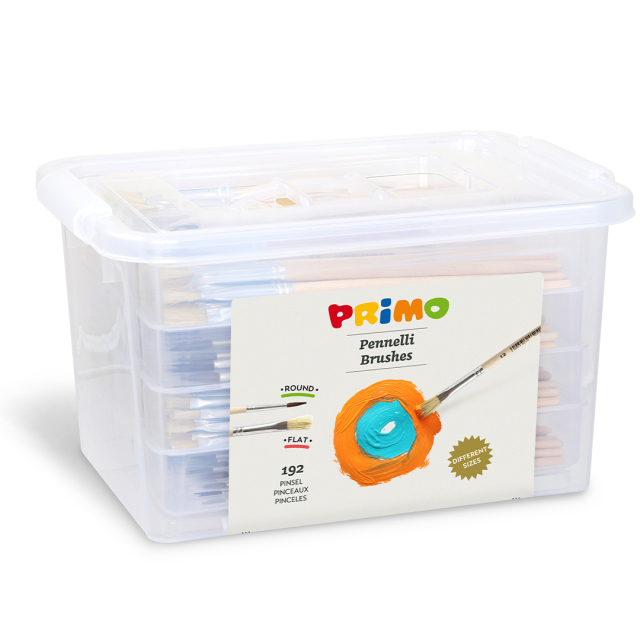 Lot de 192 pinceaux pour écoles