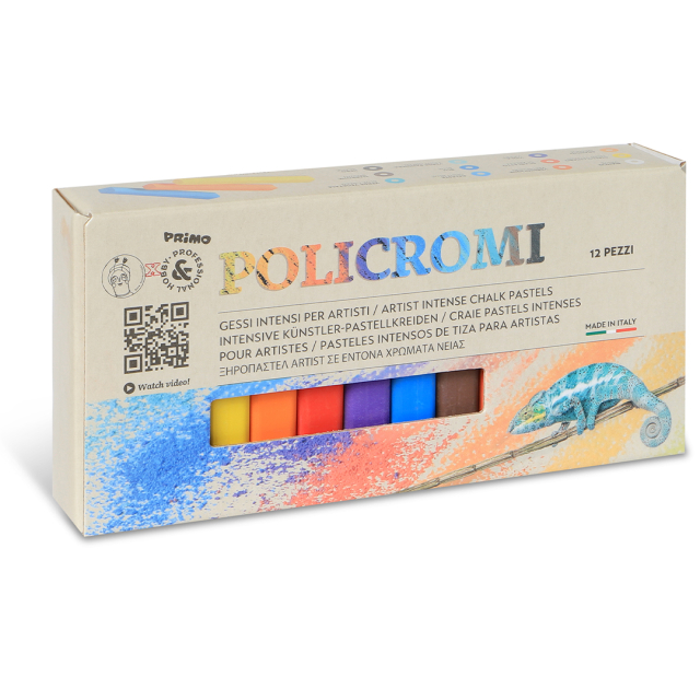 Policromi Soft pastel chalks Lot de 12