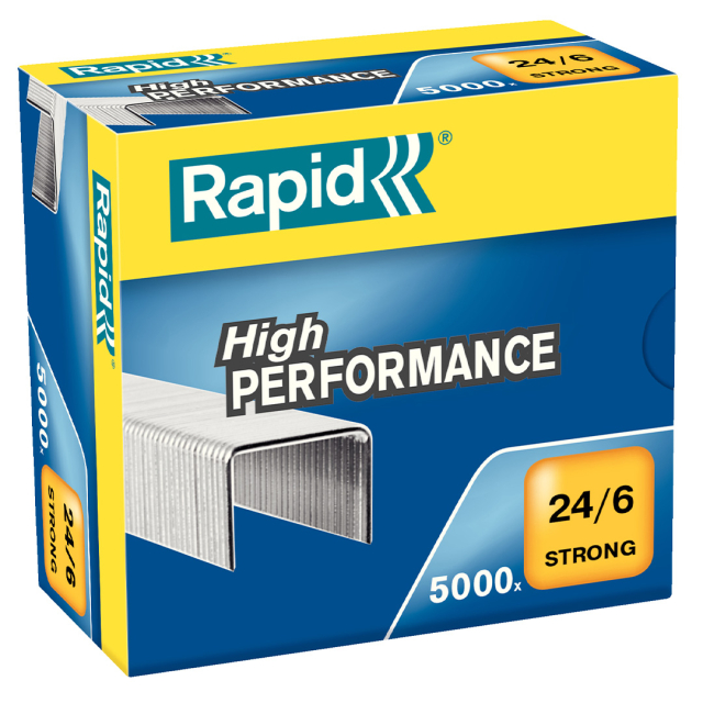 Agrafes Strong 24/6 galvanisées 5000 pièces