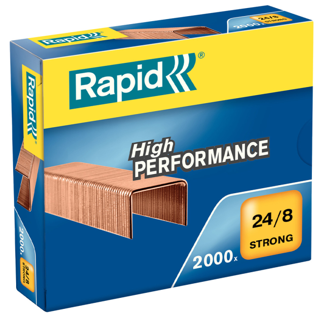 Agrafes Strong 24/8 cuivre 2000 pièces