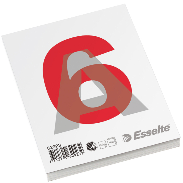 Bloc de colle A6 60g 100 feuilles non ligné