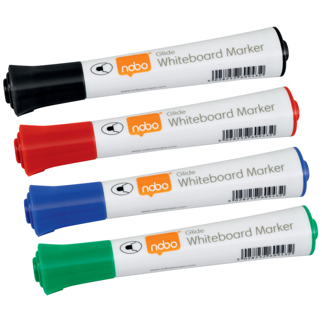 Whiteboard marker Glide Round set de 4