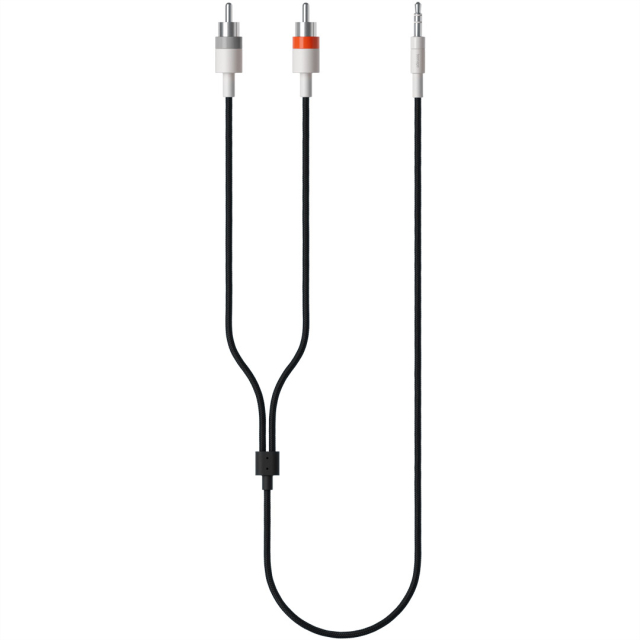 Textile cable 3.5mm to 2xRCA