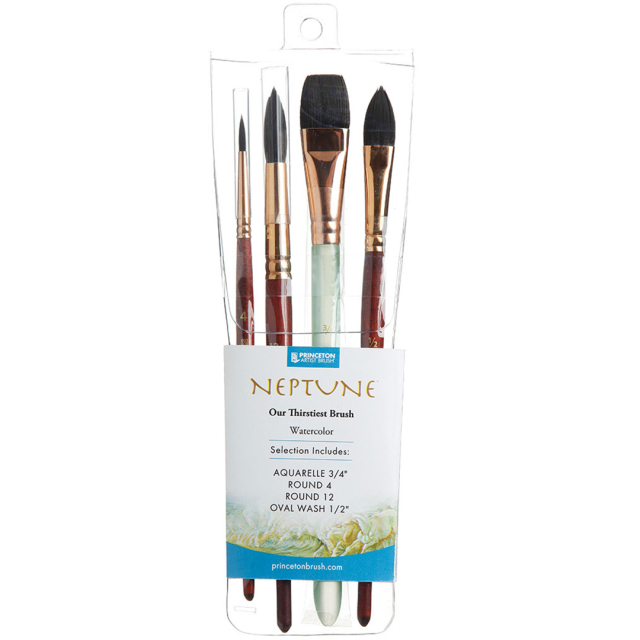 Neptune Synthetic Brush Mc Professionnel 4er-Set