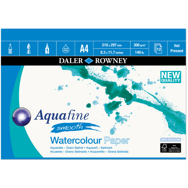 Bloc Aquarelle HP 300g A4