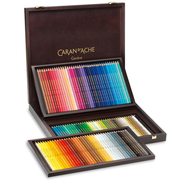 Supracolor Aquarelle Boîte en bois de 120 pièces