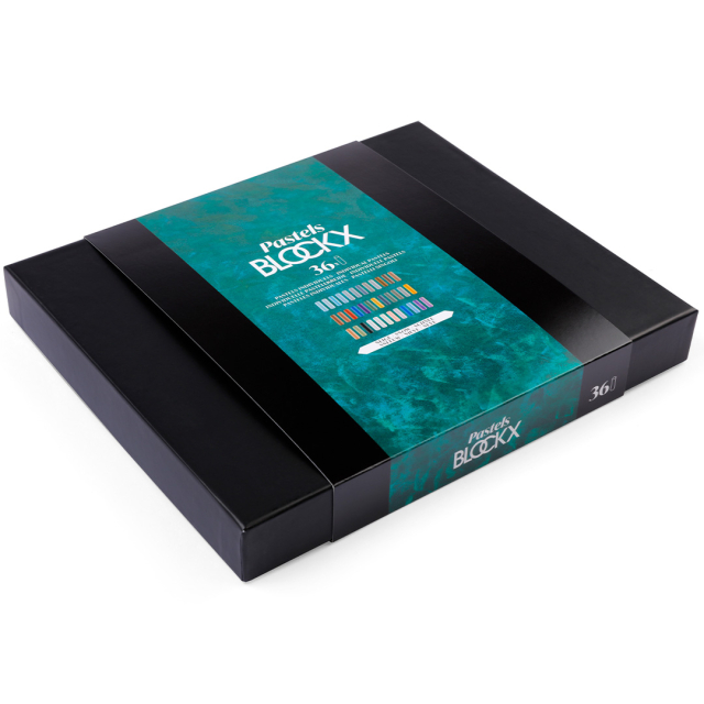 Coffret Bois 36 Pastels Neige