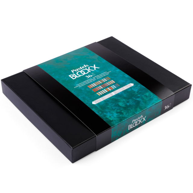 Coffret Bois 36 Pastels Portrait Tiziana Ceschin