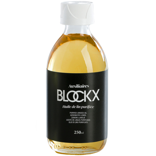 Huile De Lin Purifiée 250 ml Flacon En Verre