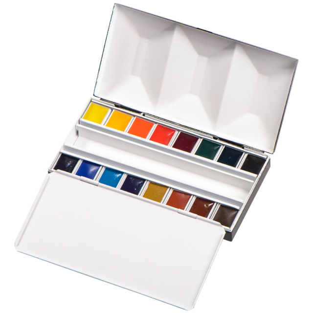 Aquarelle Boite Bijou 16 Demigodets
