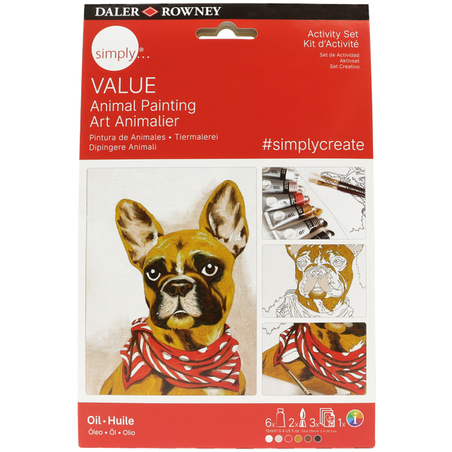 Simply Peindre des animaux avec de la peinture à l'huile - étape par étape