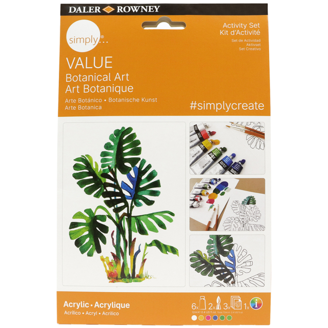 Simply Peindre des plantes avec de la peinture acrylique étape par étape