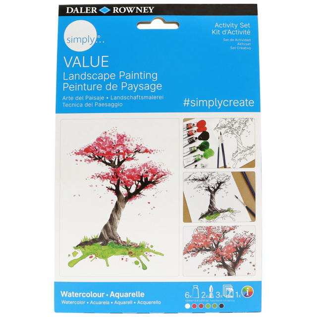 Simply Peindre des paysages à l'aquarelle étape par étape