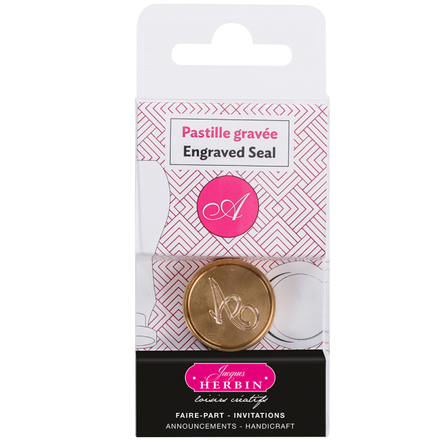 Pastille gravée Lettres