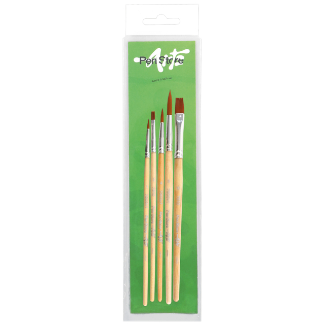 Pinceaux synthétiques Junior Set de 5