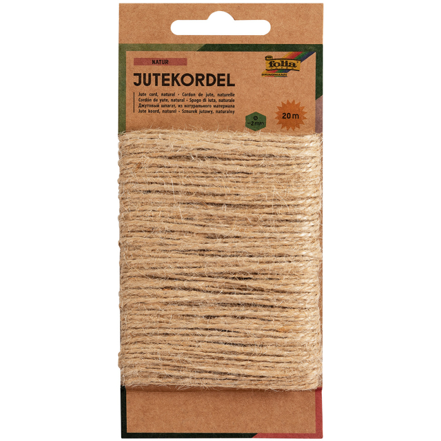 Ficelle de jute naturel 20 m