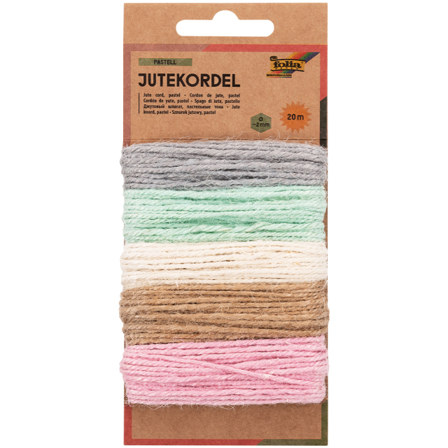 Ficelle de jute pastel 20 m
