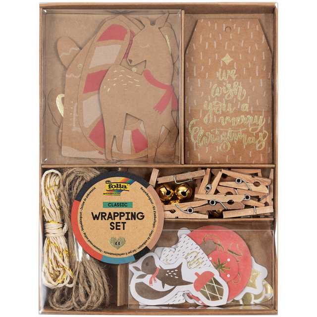 Set d'emballage Noël Ensemble de 44