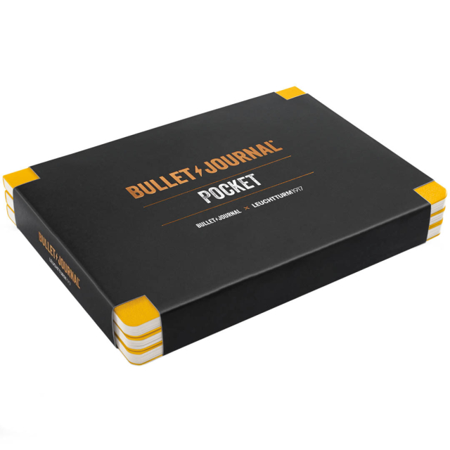 Bullet Journal Pocket Lot de 3 Yellow24