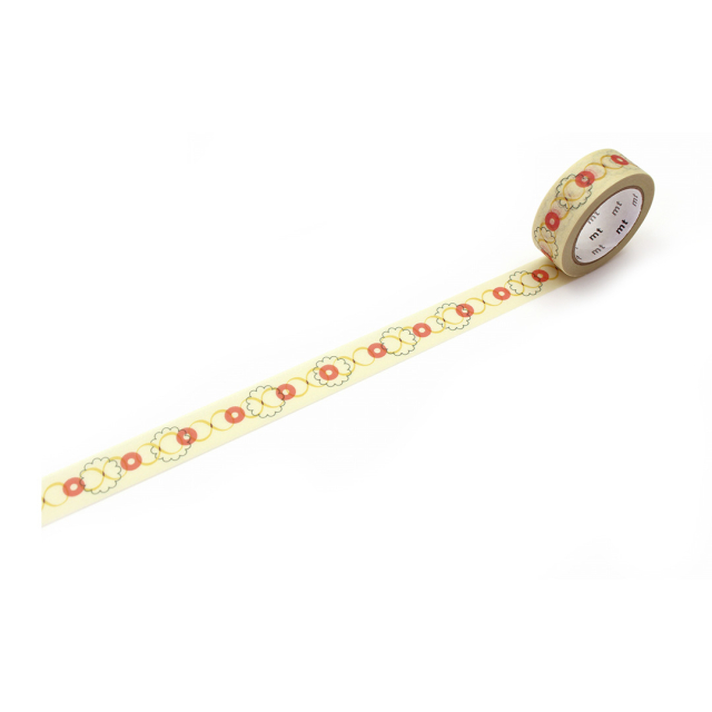 Washi-band Retro design button