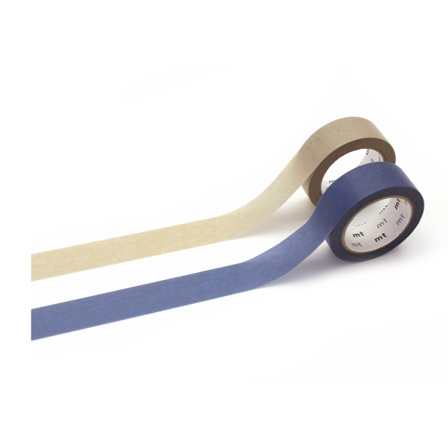 Washi-band Blue × pastel gray Lot de 2 