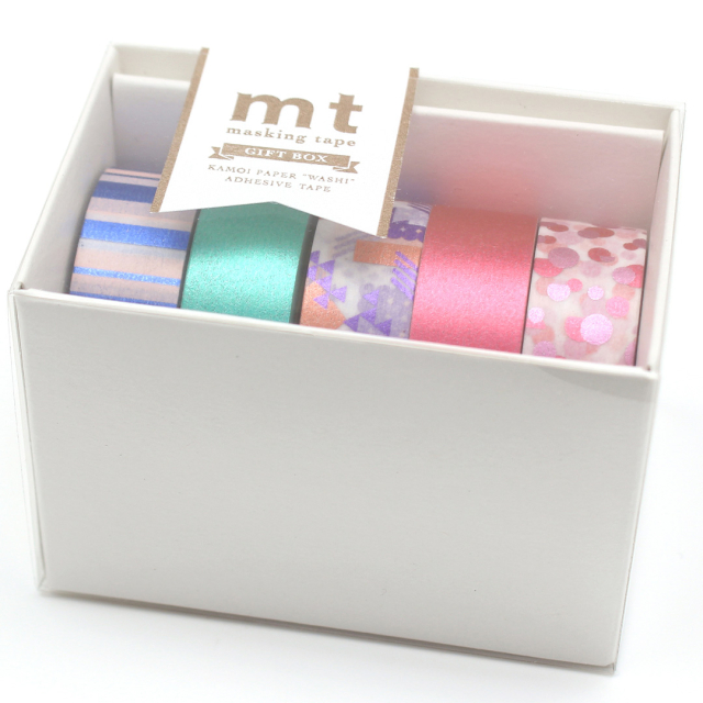 Washi-band Gift Box Bright