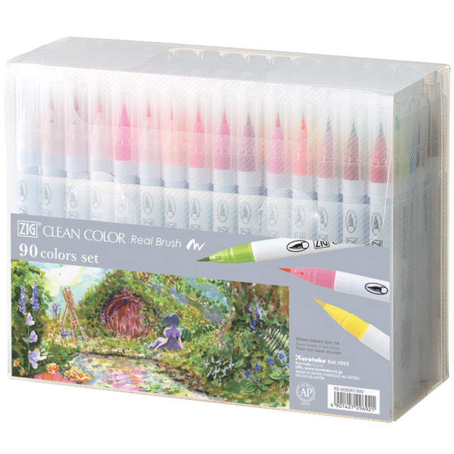 Clean Color Real Brush set Lot de 90