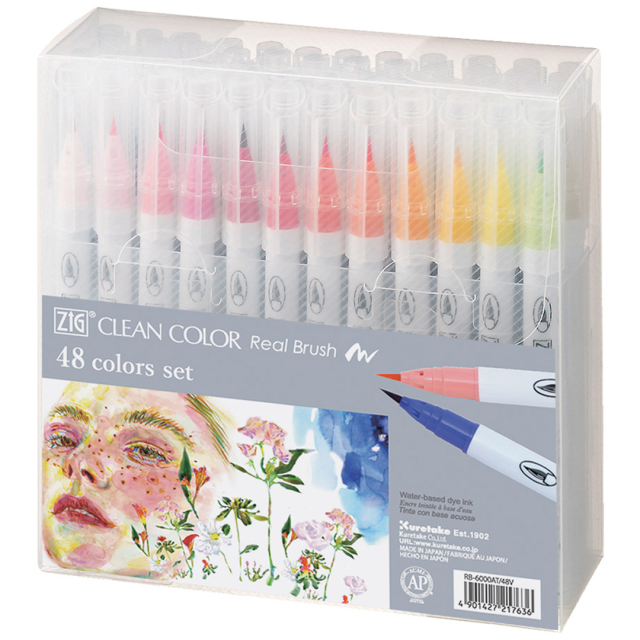 Clean Color Real Brush set Lot de 48