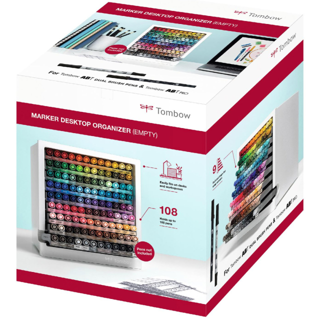 ABT Dual Brush Pen Desktop Organizer (vide)