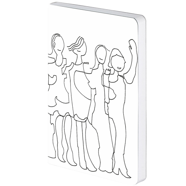 Notebook Graphic S - Friends by Myriam Beltz