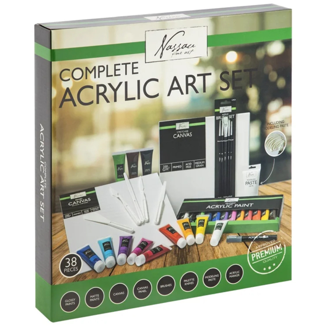 Set acrylique complet 38 pièces
