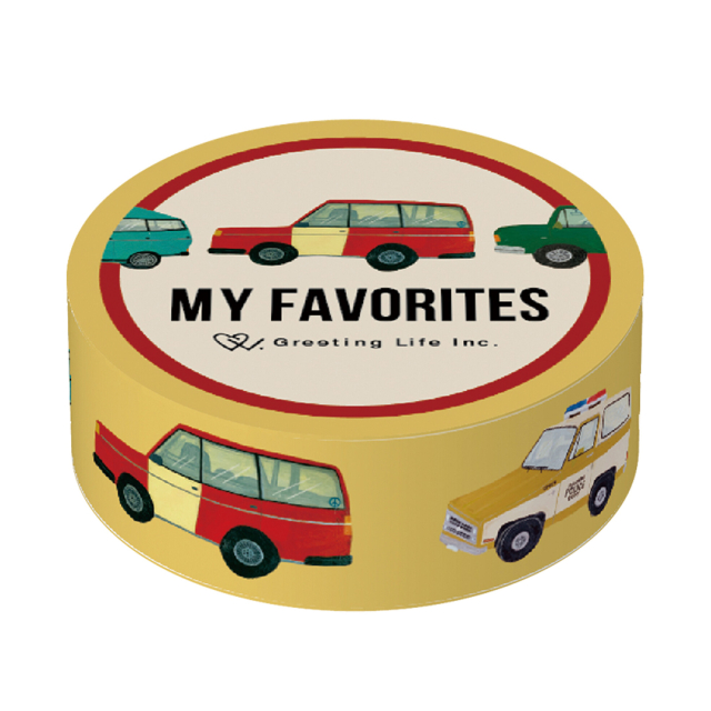 Washi-tape Kahoko Sodeyama Cars