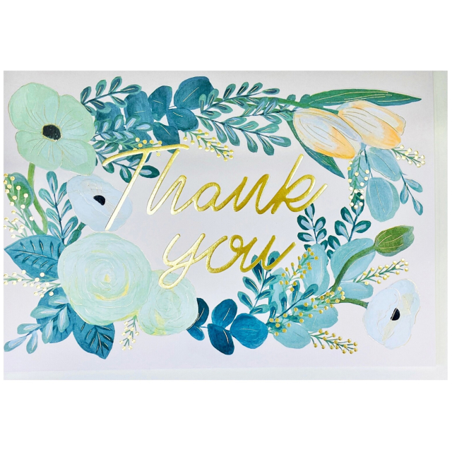 Carte de remerciemen Bouquet