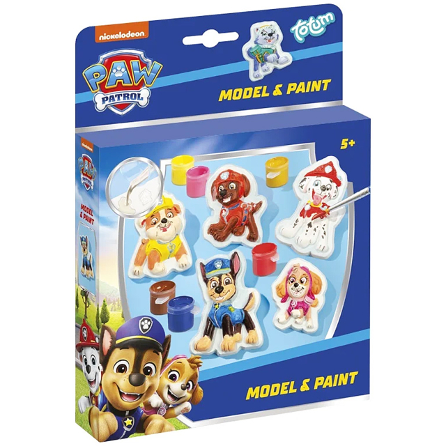 Ensemble de figurines Paw Patrol + peintures