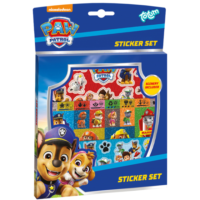 Ensemble d'autocollants Paw Patrol Stickers