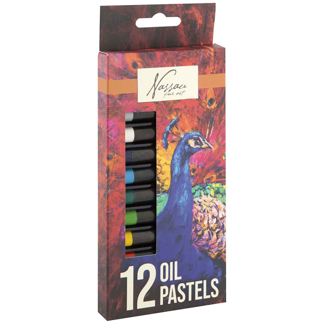 Pastels à l'huile 12 pièces