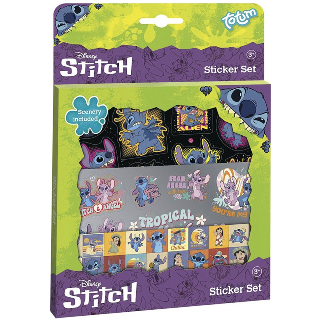 Ensemble d'autocollants Stitch (3 ans et +)