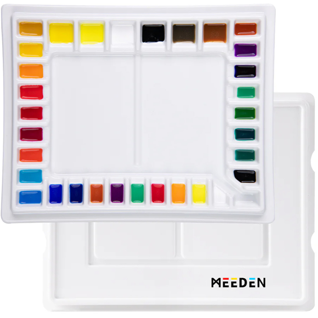 Palette rectangulaire en porcelaine XL 27x34 cm