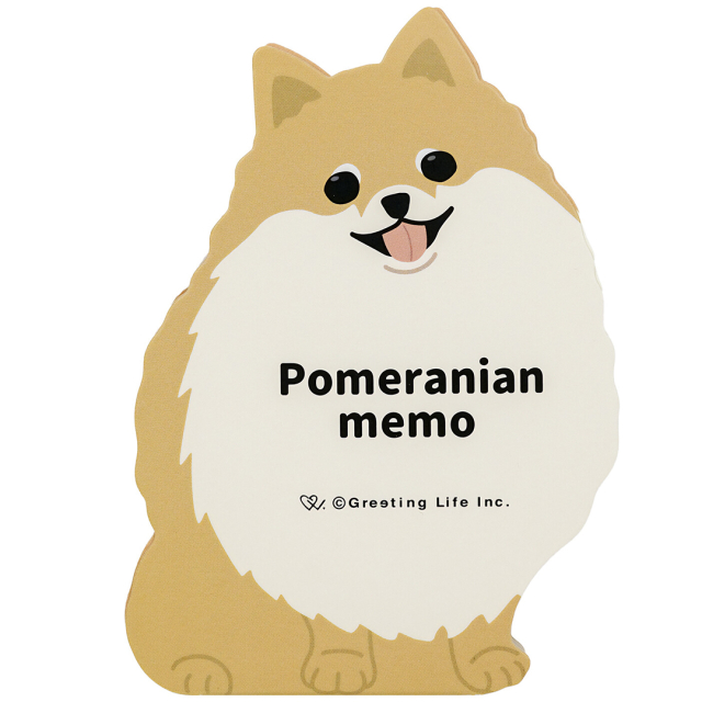 Pomeranian Memo Bloc-notes