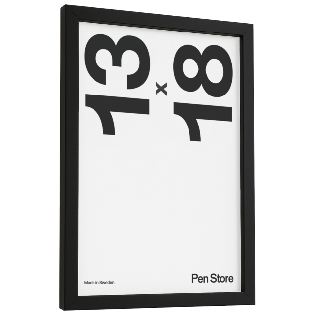 Cadre en bois noir 13x18 cm